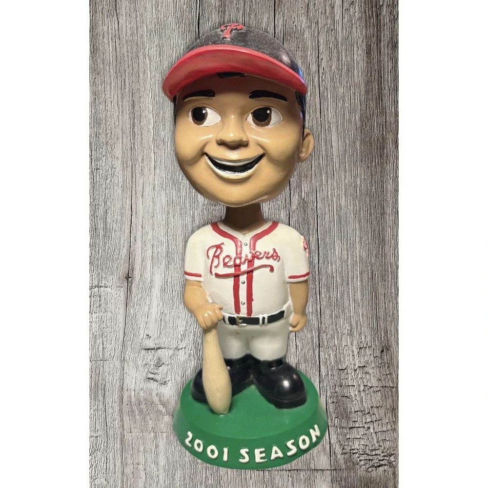 2001 Portland Beavers RARE Baseball Bobble Head PGE Park Pacific Coast League